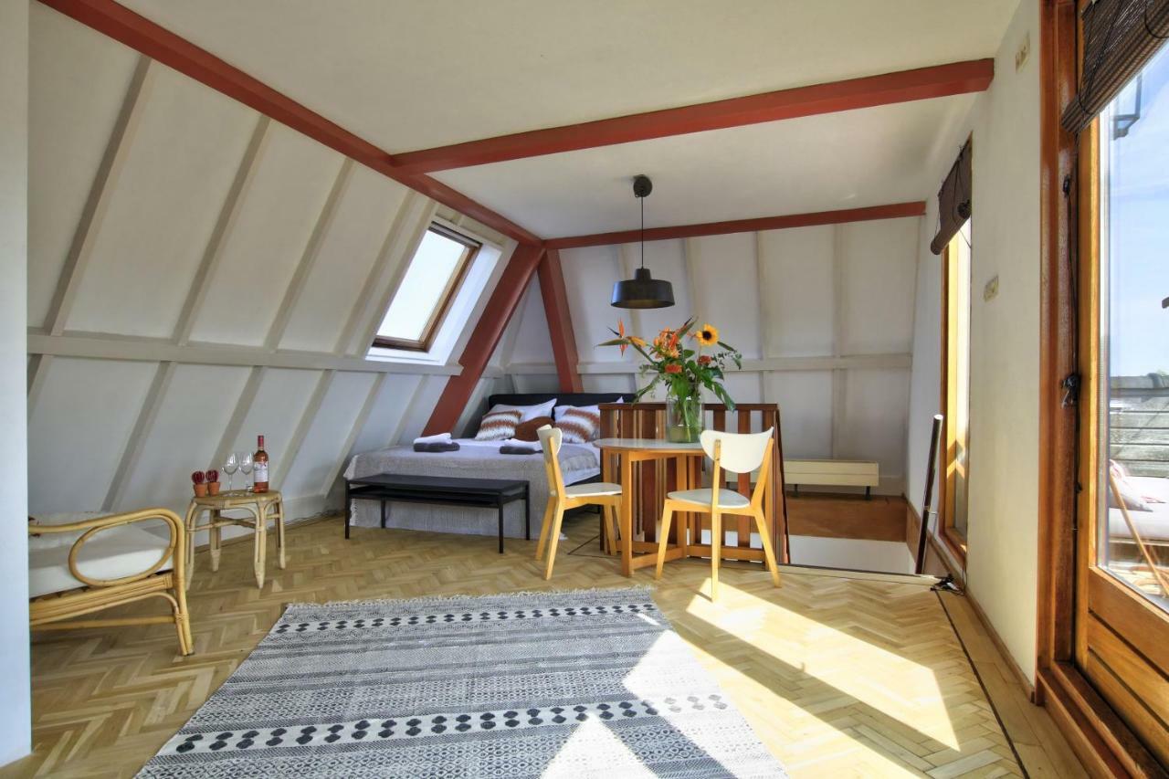 Rooftop Studio Near Amsterdam Castle เมาเด็น ภายนอก รูปภาพ